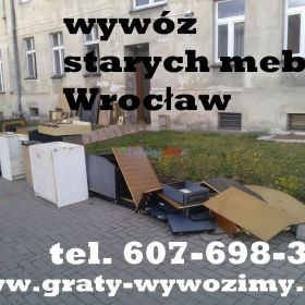 Wywóz,utylizacja starych mebli Wrocław.Opróżnianie mieszkań,piwnic.